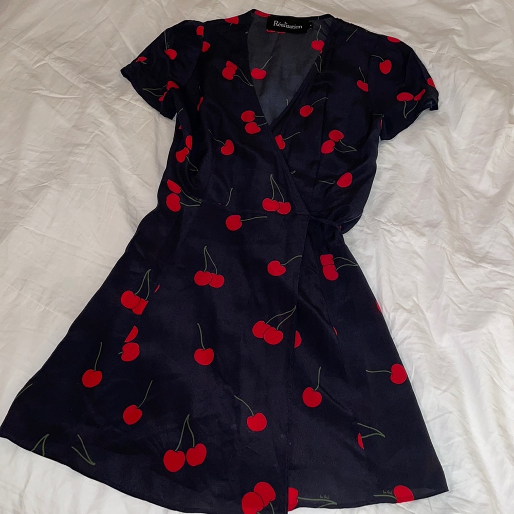 Realisation Par The Teale Wild Cherry Mini Dress